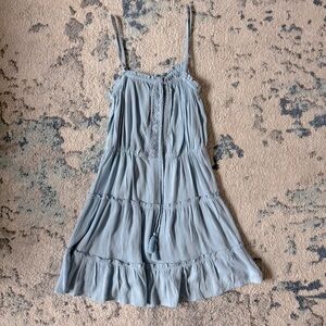 Kiwi + Punch Blue Dress